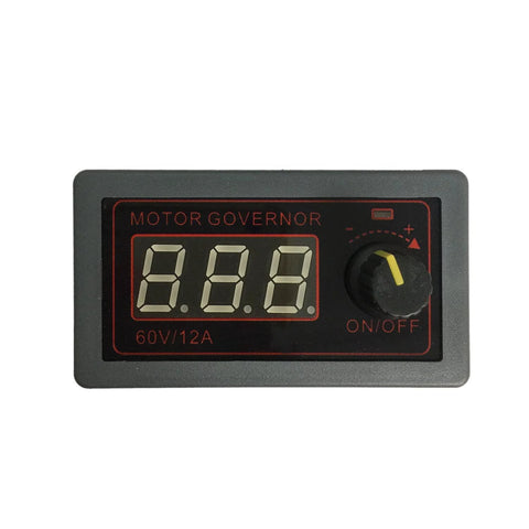 Wide Voltage PWM Motor Speed Controller 9-60V 12A Beefed Up 500W Mini Speed Regulator with digital display and rotary knob