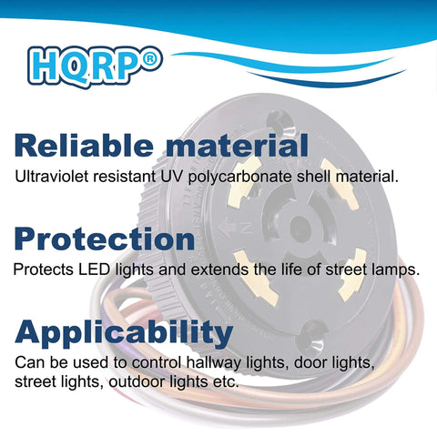 Photocell Dusk To Dawn Sensor With Dimming Receptacle For Outdoor Lighting Twist Lock Plug Base features and benefits