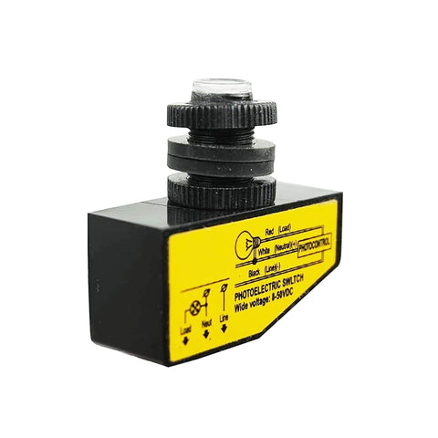 Photocell Light Control Switch For Outdoor Lighting Auto On At Dusk Off At Dawn 8V To 50V DC Sensor 3.5A Three Wire
