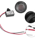 120VAC Photoelectric Light Sensor Auto On Off Switch for lighting fixtures with wiring and sensor details shown