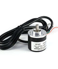 Photoelectric Incremental Rotary Encoder 600 P R, 6mm Shaft, 5-24 VDC, AB Phase Output For Precise Length Measurement And Speed Sensing