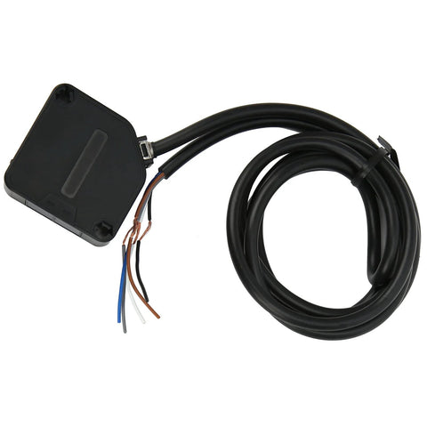 Photoelectric Sensor Switch 24-240V AC/DC with 5 Meter Detection Beam, VR Adjustable Sensitivity, Black Casing and Wiring
