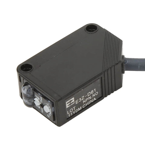 Photoelectric Switch Sensor E3Z D61 12 24V DC Diffuse Reflection Infrared Sensor NPN Output Black
