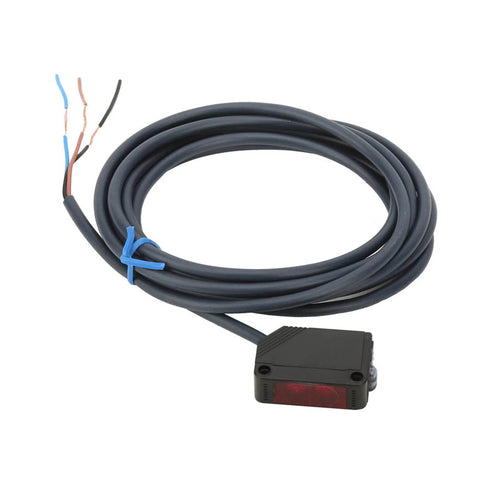 Photoelectric Switch Sensor E3Z D61 12 24V DC Diffuse Reflection Infrared Sensor with black casing and cable