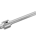Go-To High Flow Air Powered Vacuum Generator For Plastic Pellet Transport, lightweight ejector, side view, metal construction