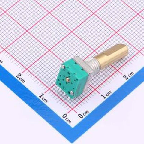 One Piece Plug-In Rotary Encoder ED08C030-FE18C9.0-A16-1002X on measurement grid for precise control