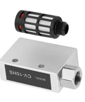 Pneumatic Exhaust Vacuum Generator Ejector With Silencer And Air Venturi For Industrial Use, Compact Aluminum Alloy Construction