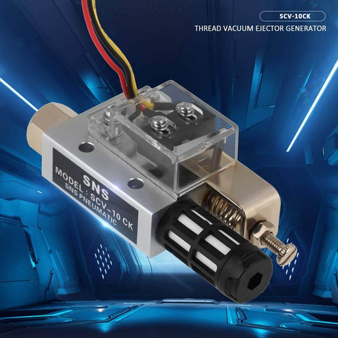 Industrial Vacuum Generator SCV10CK Pneumatic Vacuum Ejector Workhorse with 1/4 inch female thread in high-tech environment
