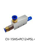 Pneumatic Vacuum Generator Valve With CV Series High Negative Venturi Ejectors 10HS air exhaust component view