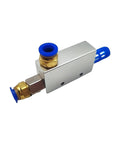 Hardworking Pneumatic Pressure Controlled Vacuum Generator Valve With CV 10HS to 25HS Venturi Air Exhaust Ejectors, side view