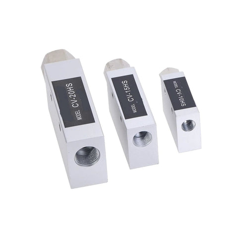 Three sizes of Kickin Powerful Pneumatic Vacuum Generator CV10 15 20 25, compact air exhaust vacuum ejector valves for industrial automation