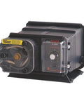 Flexflo A100N Metering Feeder Pump 115V, 24 GPD Dosing Pump for Pools and Spas, black industrial-grade pump unit