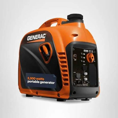 2500 Watt Gas Powered Portable Inverter Generator With Lightweight, Compact Design Delivers Clean Stable Power And Quiet Operation