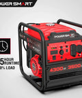 Beefy Heavy Duty Portable Inverter Generator With 4300W Peak And 3500W Rated Power 223cc 4 Stroke Gas Engine Pure Sine Wave