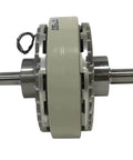 Side view of Magnetic Particle Clutch And Powder Brake System For Precise Torque Control, ZKB Series 1.2XN To 40XN, shown without casing.