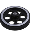 Rotary Encoder Wheel 200mm Circumference 6mm Inner Diameter Pro Grade Aluminum and Rubber Construction 2 Pack.