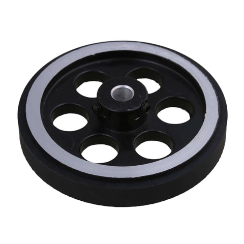 Rotary Encoder Wheel 200mm Circumference 6mm Inner Diameter Pro Grade Aluminum and Rubber Construction 2 Pack.