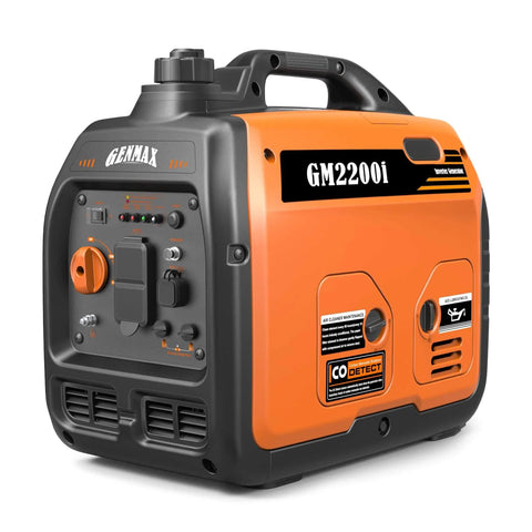 Ultra Quiet 2200W Inverter Portable Generator With Eco Mode Backyard Ready Power For Home Use And Camping 79.7cc Gas Engine