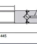 RU445UU Cross Roller Slewing Ring Turntable Bearing 350x540x45mm - Buy Bearings online - Fast US Shipping