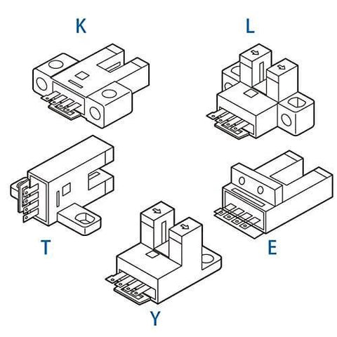 Diagram of Slot Reflective Photoelectric Sensor Switch 940nm Infrared Module for 5 to 24V DC, showing different component views.