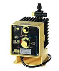 Front view of Solenoid Diaphragm Metering Pump With Remote Control And External Pulse Trigger, 20 GPH Flow, 115 VAC, easy interface controls.