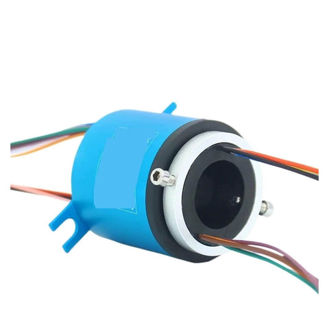 Through Hole Slip Ring With 20Mm Bore And 42Mm Outer Diameter, 6 Or 12 Wire Configuration, 5A Current Transfer For Rotating Lighted Displays