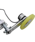 200mm Roller Wheel Position Meter with Rotary Encoder 1000 PPR, durable steel frame, for lift rail mounting bracket.