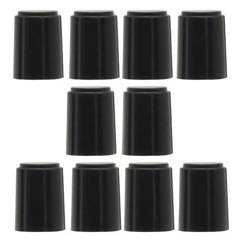 10Pcs Potentiometer Knob Caps For KY 040 360 Degree Rotary Encoder D Type 6mm Half Shaft ABS Black A15 Brick Sensor Switch