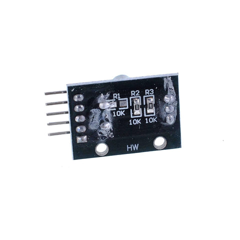 KY-040 Rotary Encoder Module For Arduino AVR PIC STM32 Raspberry Pi 5V digital incremental encoder, back view with visible components.