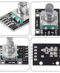 4 Pack KY 040 Rotary Encoder Modules With Knob Caps For DIY Microcontroller Projects, 360 Degree Rotation, circuit details