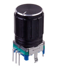 EC11 360 Degree Rotary Encoder Potentiometer Kit With 5 Pin Digital Potentiometer for DIY electronics, showing close-up of potentiometer