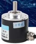 High Tech Optical And Rotary Photoelectric Encoder With 3-Phase DC 5-24V, Solid Shaft, Pro Grade Sensor, Aluminum Housing