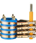 Pro Grade Four Way Collector Ring Assembly For Rotary Slip Ring Kit With Conductive Slip Ring Copper Carbon Brush Bracket