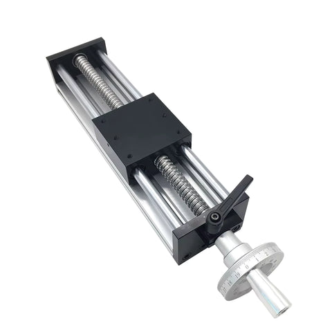 CNC Manual Slide Stage Linear Stage Actuator 500mm Ballscrew 1605 Optical Axis Linear Rail Guide C7 - Ruler for CNC Router Controller X-Axis Stage
