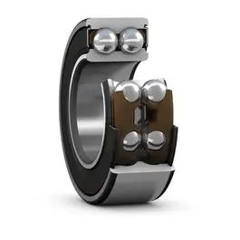 SKF 3200 A-2RS1TN9/C3 Deep Groove Ball Bearing With Double Seals 2RS1 C3 close-up, showing ball arrangement and seals