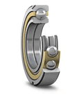 SKF QJ 232 N2MA Four Point Contact Ball Bearing For Heavy Duty Machinery And Industrial Applications, cutaway view, metal construction