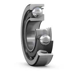 SKF 7318 BECBJ Ball Bearing Built For Heavy Duty Machinery With Seals, precision deep groove ball bearing in detailed view