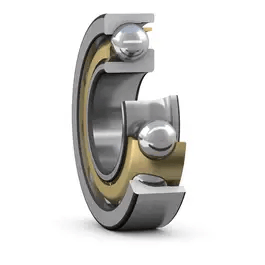 SKF 7316 BEGBY Ball Bearing High Precision Rock Solid Durable Replacement Part For Industrial Machinery And Equipment Reliable SKF Quality You Can Count On, showing angular contact design with visible ball bearings.