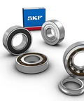 Various angles of SKF 305272 D Ball Bearing Heavy Duty Precision Engineered For Industrial Machinery with SKF packaging in background.