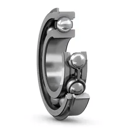 SKF 6012 NR Deep Groove Ball Bearing Workhorse for Industrial Machinery shown at an angle emphasizing its durability