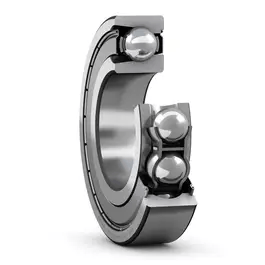 SKF 311-2Z Deep Groove Ball Bearing Pro Grade Beefed-Up Heavy Duty Industrial Roller Bearing Built To Last cutaway view showing internal balls
