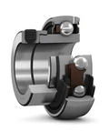 Cross-section view of SKF YET 210-115 Insert Bearing for Industrial Machinery, showcasing beefy durability and precise fit.