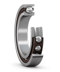 SKF 7017 ACDGA P4A Ball Bearing High Precision Industrial Bearing displaying inner structure for heavy duty machinery.
