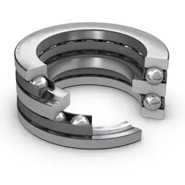 SKF 52213 Thrust Ball Bearing Pro Grade Built To Last Heavy Duty Industrial Bearing showcasing steel raceways and ball design.