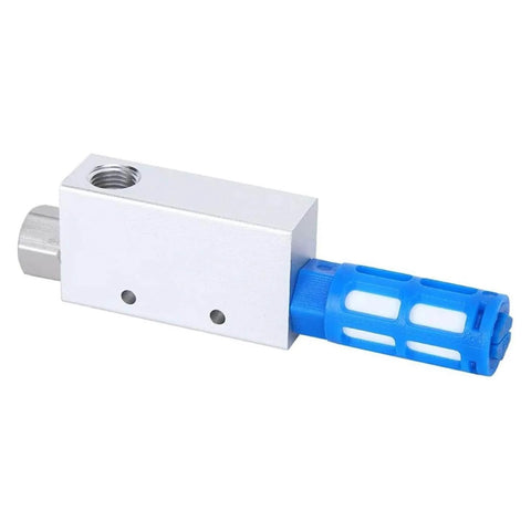 Quiet Yet Powerful Pneumatic Vacuum Generator With Silencer for silent operation, showing compact design and blue silencer component