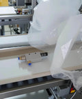 Pneumatic Vacuum Generator With Silencer for industrial automation on a conveyor, durable aluminum build with CNC threads.
