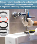 Installing Regal Spud Coupling Assembly F-56-A For Flushometer Valves 1-1/2 Inch by 3 Inch with gasket and friction ring