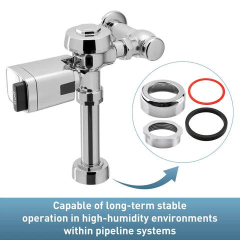 Regal Spud Coupling Assembly F-56-A with flange, gasket, friction ring for Flushometer Valves, supports leak-free connections.