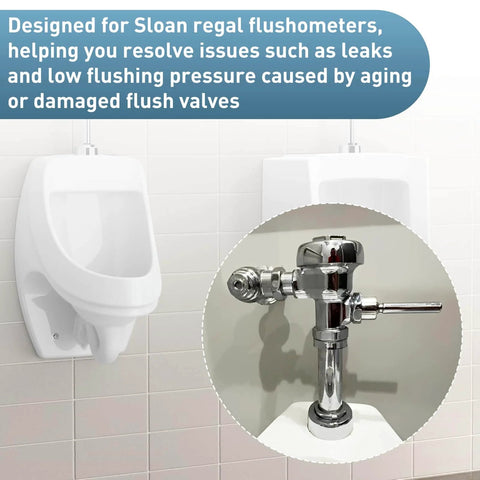 Regal Spud Coupling Assembly F-56-A for Flushometer Valves installed on Sloan Regal Flushometer to prevent leaks and support performance.