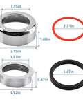 Dimensions of components in Regal Spud Coupling Assembly F-56-A For Flushometer Valves 1-1/2 Inch By 3 Inch Replacement Part